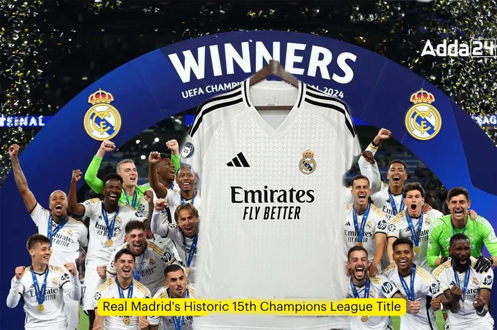 24 25 Real Madrid Home Shirt 15 Champions League Winner White kit