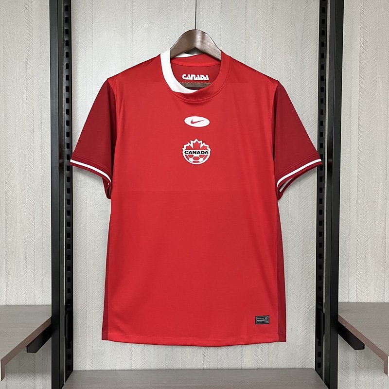 Canada 24/25 Home Red Jersey For 2024 Copa America