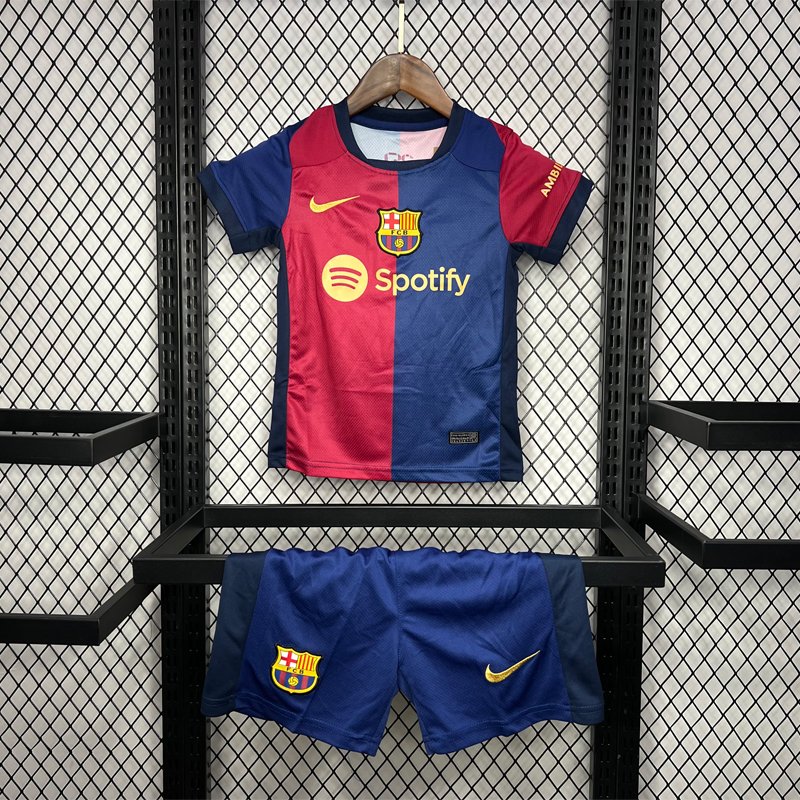 FC Barcelona Home Jersey 2024/25 Kids Kit