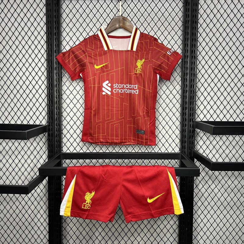 LFC Liverpool Home Kit 2024/25 Kids Jersey - Red