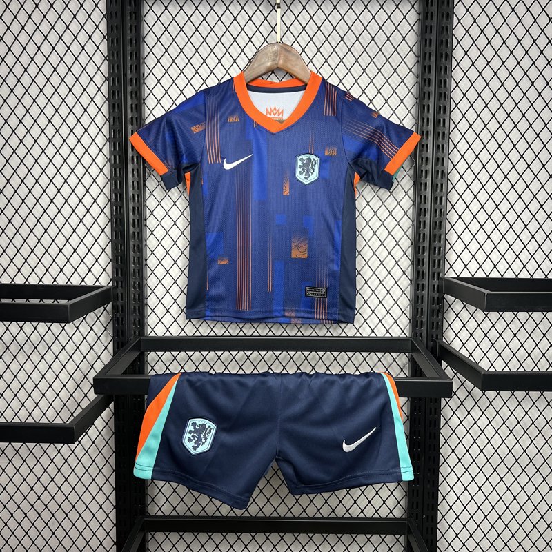 Netherlands Away Kit 2024-2025 Kids Jersey