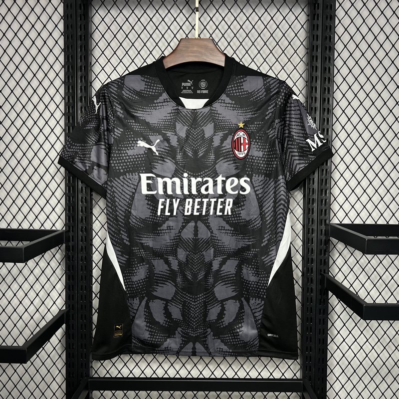 AC Milan 2024/25 Black Goalkeeper Jersey on Sale