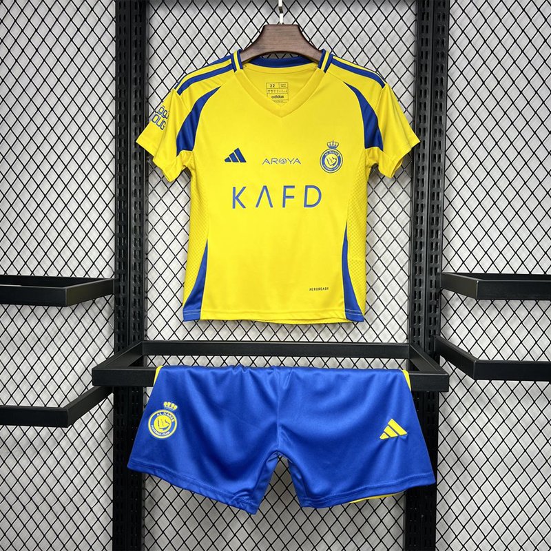 Al-Nassr FC Home Jersey Kit 2024/25 for Children