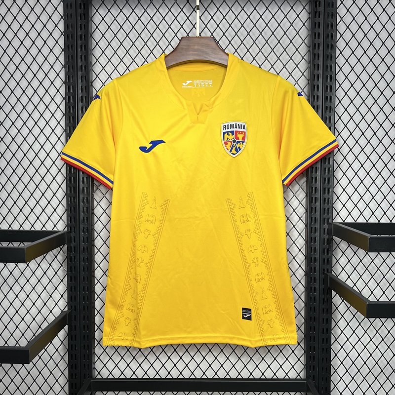 Buy Online Romania Yellow Home Jersey for Euro 2024