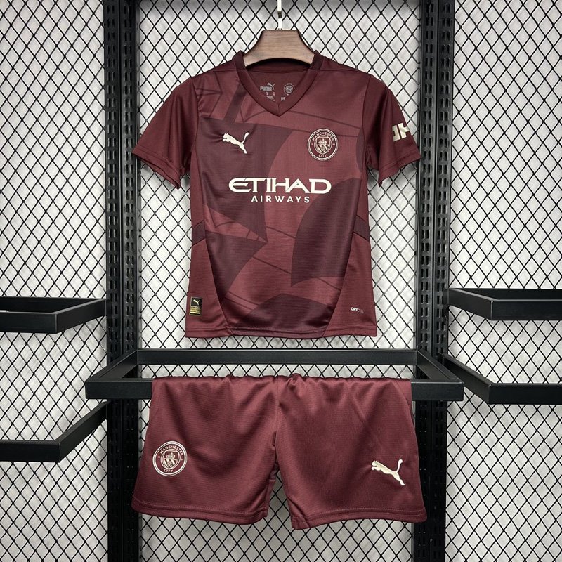 Custom Manchester City 2024/25 Kids Third Kit Available