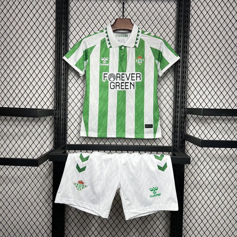 Kid's Real Betis Home Jersey 2024/25