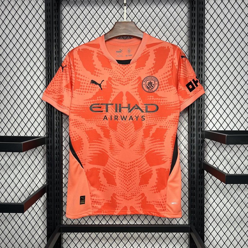 Manchester City Goalkeeper Jersey 2024/25 Orange