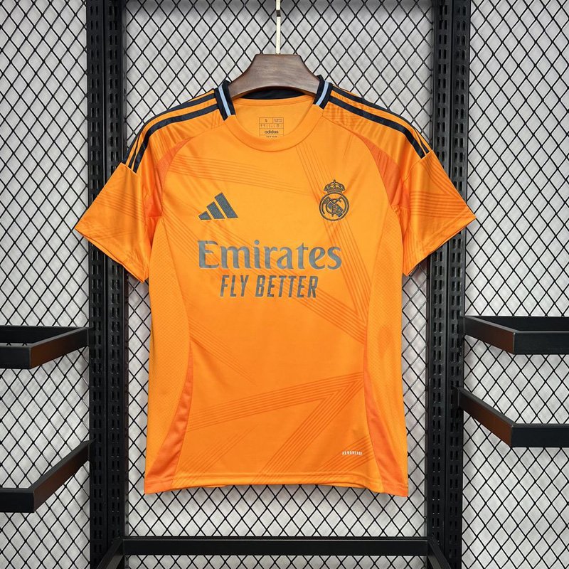 Men's Real Madrid 24/25 Away Shirt - Orange