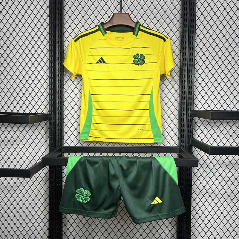 Celtic FC Kids Football Kit 2024/25 Away Jersey Suit