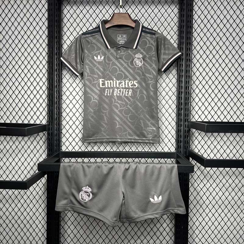 Real Madrid 2024-25 Third Jersey Kids - Grey