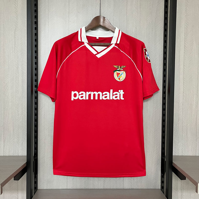 Benfica 1994-95 Retro Home Football Jersey - Red