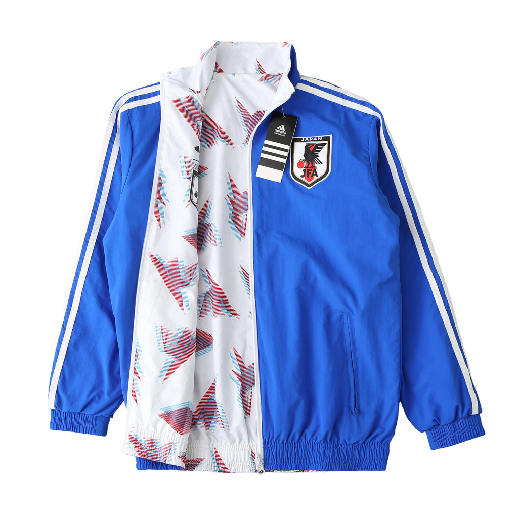 Reversible Japan soccer Anthem jacket Japan Blue